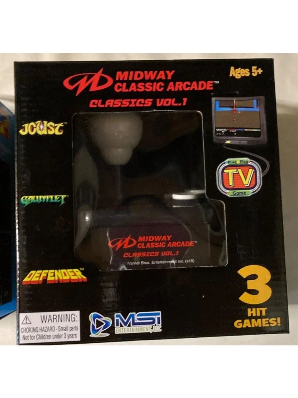 Midway Classic Joystick Retro TV Plug N Play - 3 Games Built-In - Arcade Version